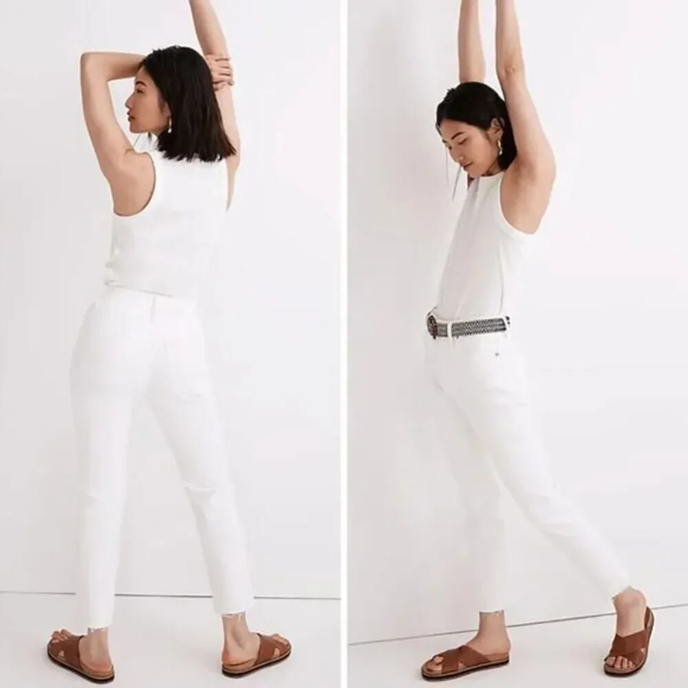 New! Madewell The Perfect Vintage Jean in Tile‎ White, size 26